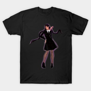 Spooky Mode On Wednesday Friday Addams T-Shirt